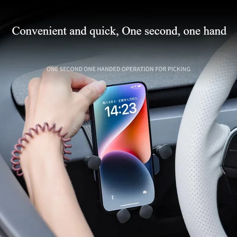 حامل خطاف لوحة القيادة لسيارة Tesla Model Y Juniper Model 3 Highland حامل هاتف إكسسوارات لوحة أجهزة القياس من ABS 2025 - 4