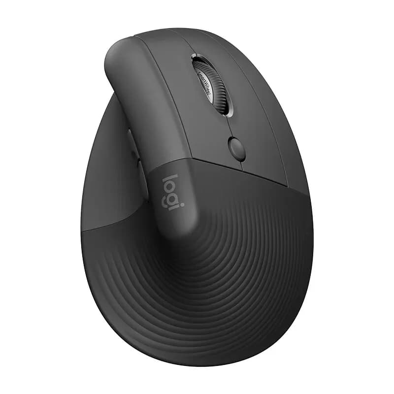 فأرة عمودية مريحة Logitech، لاسلكية، بلوتوث، صامتة