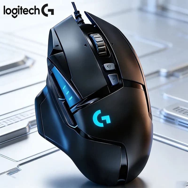 Logitech G502 Gaming Mouse Long Battery Life RGB Lighting 6 Programmable Buttons Suitable for eSports and Office Use
