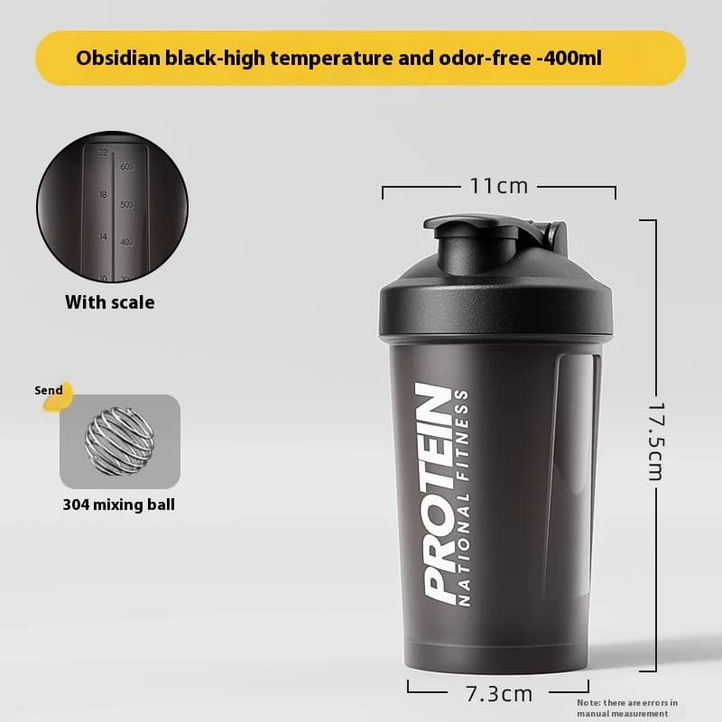 Gianxi Shaking Cup Fitness Sports Water Cup Protein Powder Shaking Cup Milk Shake Brewing Mixing Cup Male Female Cup - 6