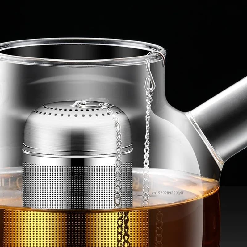 Tea Strainer 304 Stainless Steel Tea Infuser Tea Leaves Spice Seasoning Ball Strainer Teapot Fine Mesh Coffee Filter Teaware - 5