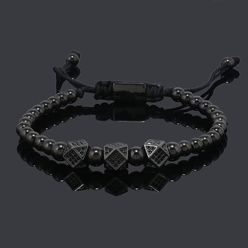 Luxury  Roal Rafa Man Bracelet For Women Stainless Steel Beaded Hand Jewelry Couple Gift - 2