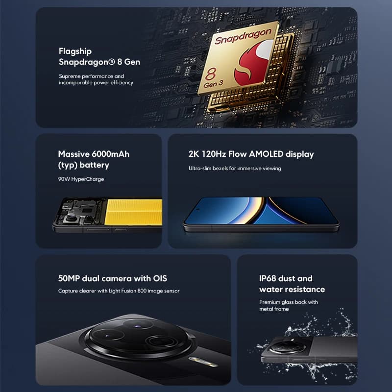 هاتف POCO F7 Pro 5G إصدار عالمي 256 جيجابايت 512 جيجابايت معالج Snapdragon® 8 الجيل 3 شاشة 120 هرتز 2K Flow AMOLED كاميرا 50 ميجابكسل شحن 90 واط - 2