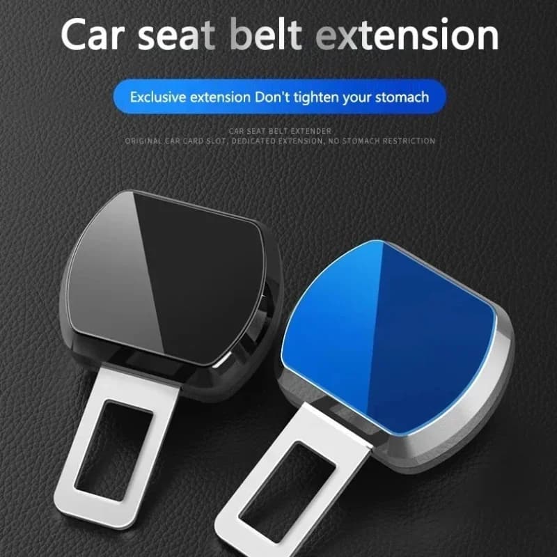 1/2PCS Car Seat Belt Clip Extension Alloy Car Safety Seatbelt Lock Buckle Seatbelt Extender Converter Baby Car Seat Accessories - 2