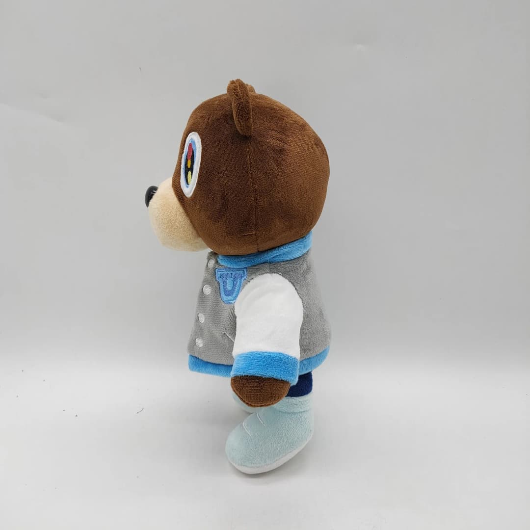 26cm Kawaii Kanye Dropout Bear Teddy Bear Plush Toys Kanye West Graduation Soft Stuffed Home Room Decor Birthday Gift - 4