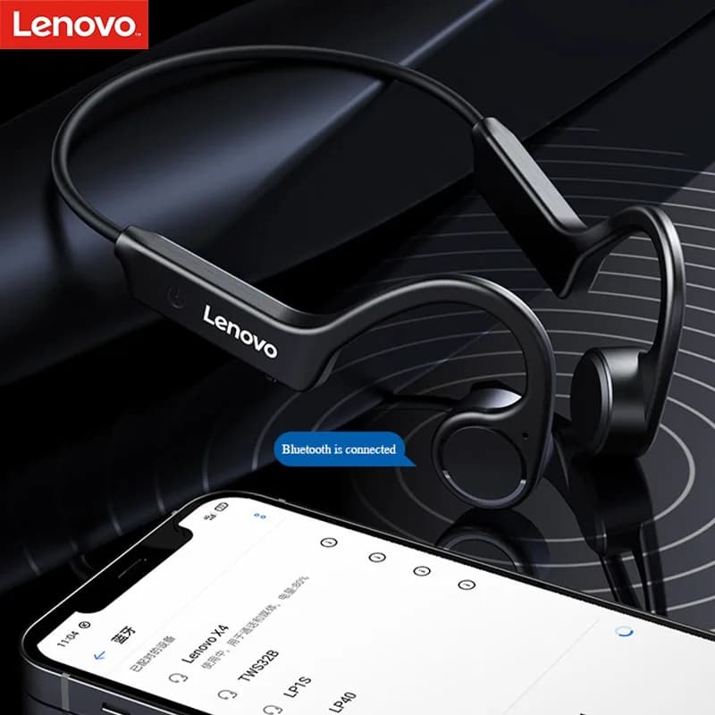 Lenovo X4 TWS Bone Conduction Bluetooth Headphone Sports Earphone Waterproof Wireless Headset with Mic Ear-hook Bass Hifi Stereo - 5