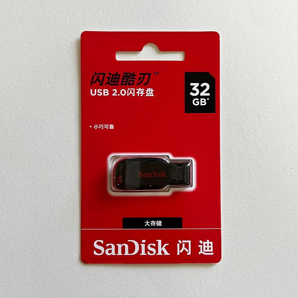 SanDisk SDCZ50 USB Flash Drive 128GB Mini Pen Drive 64GB Pendrive 32GB USB 2.0 Flash Drive 16GB Memory stick 2.0 USB disk For PC - 4