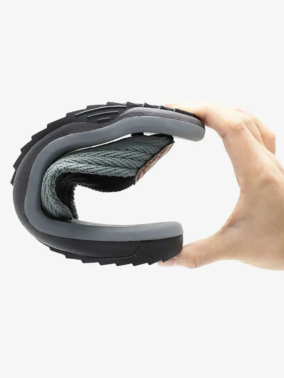 شباشب رجالية سريعة الجفاف أساسية لصيف مريح نعال EVA مقاومة للانزلاق للشاطئ والاستحمام والداخل والخارج - 5