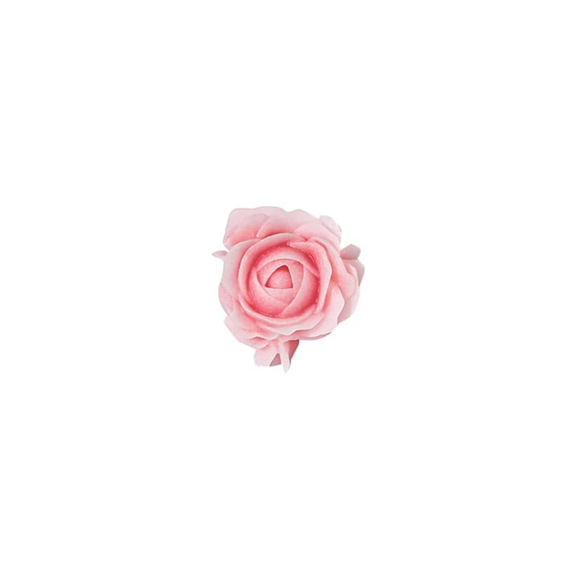 50Pcs 3D Size 6/7/8mm Pearl Resin Flower Rose Nail Charms Accessories Pink Rose Red Nail Art Luxury Decoratons Supplies DIY - 4
