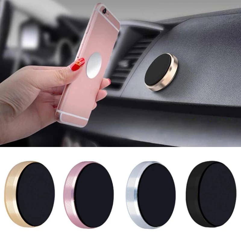 حامل هاتف السيارة المغناطيسي، دعامة تثبيت مغناطيسية على لوحة قيادة السيارة، دعم الهاتف الذكي في السيارة لهاتف iPhone Samsung Xiaomi