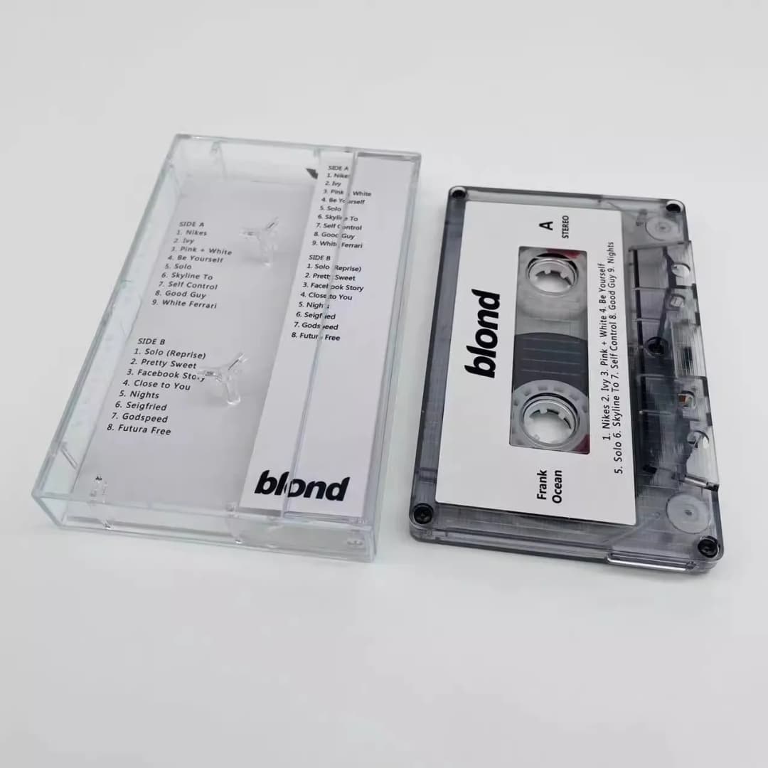 شريط موسيقى هيب هوب وراب Frank Ocean، ألبوم Blonde، أشرطة كاسيت، أزياء تنكرية، مسجل، مشغل سيارة، صندوق موسيقى تصويرية، مجموعة موسيقى حفلات - 3