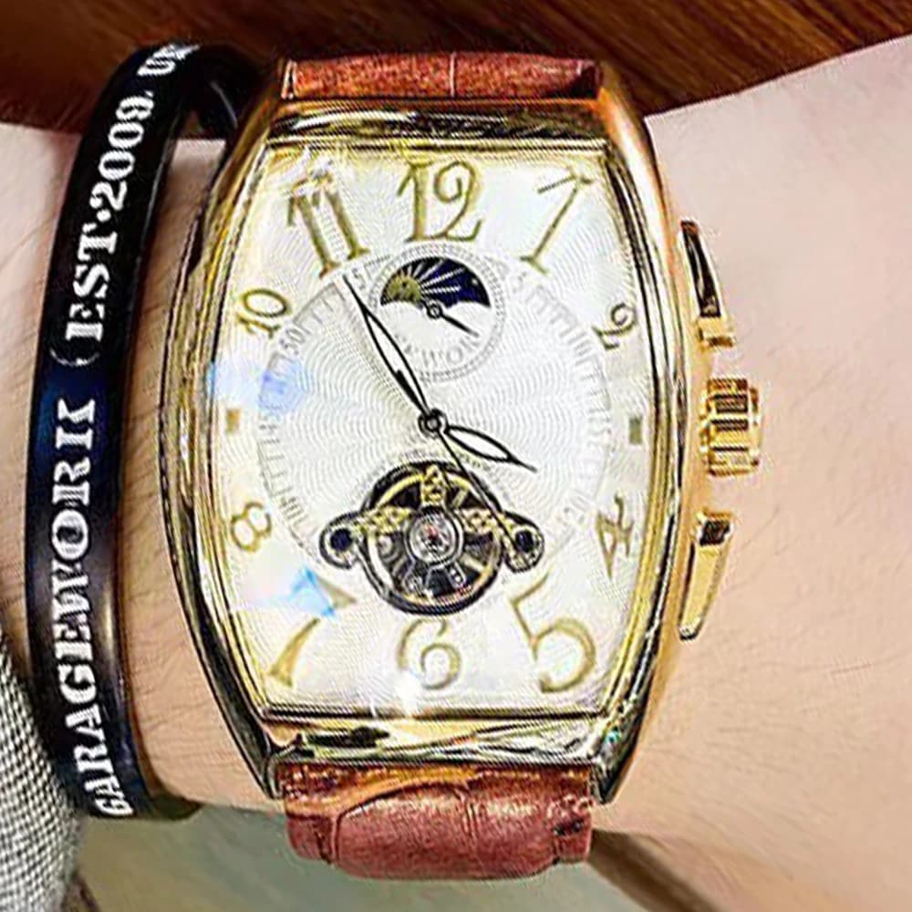 Luxury Mens Automatic Mechanical Watches Tourbillon Skeleton Wrist Clock Male Luminous Man Wrist watch for men relojes mecánicos - 6