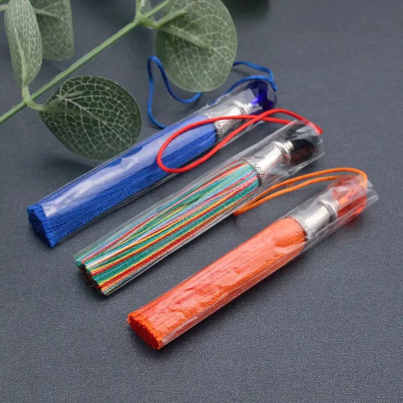 2Pcs Crystal Tassel 8cm/3.15inch Jewelry Decoration DIY Clothing Pendant Small Hanging Ear Tassel for Fashion Accessories - 4