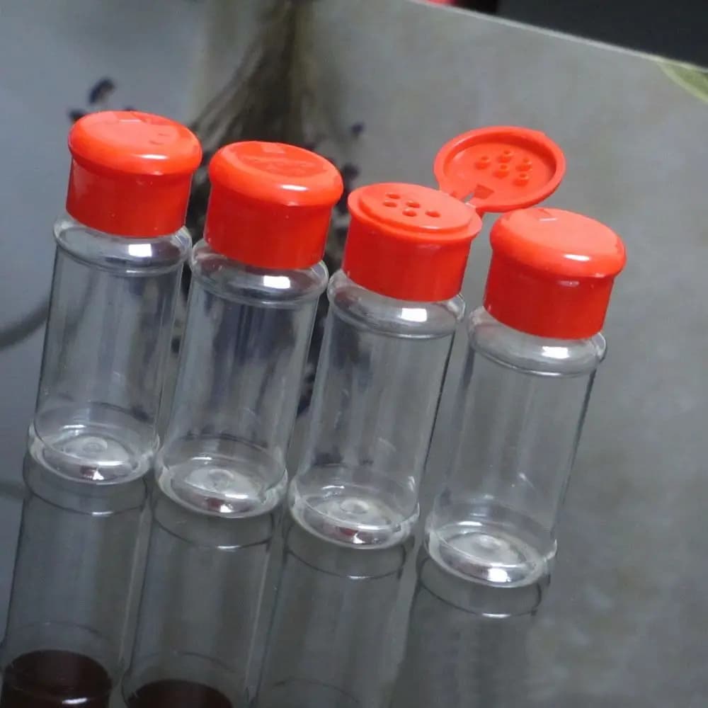 1Pcs 100ml Portable Condiment Bottle Universal Camping Plastic Seasoning   Jars For Spices Pepper Shakers Kitchen - 2