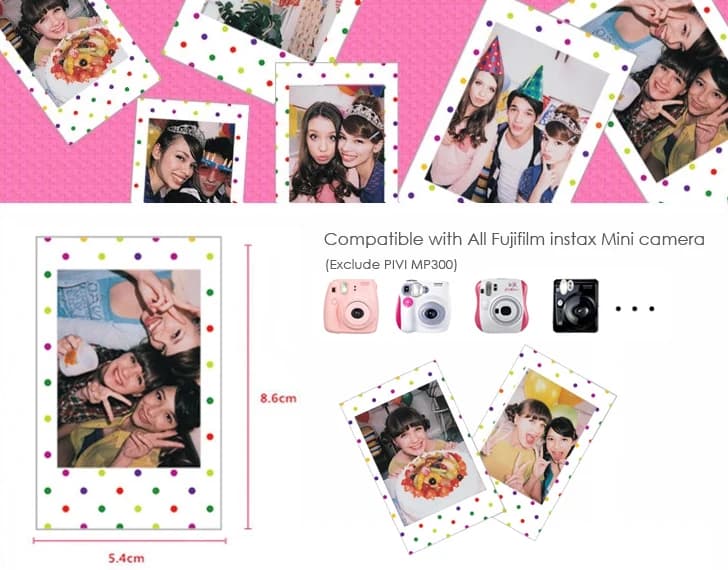 Fujifilm Instax Mini 12 Film Candy Pop 10-80 Sheets For Fujifilm Fuji Instax Mini 11 8 70 25 50s 90 Camera Share SP-1 SP-2 - 3