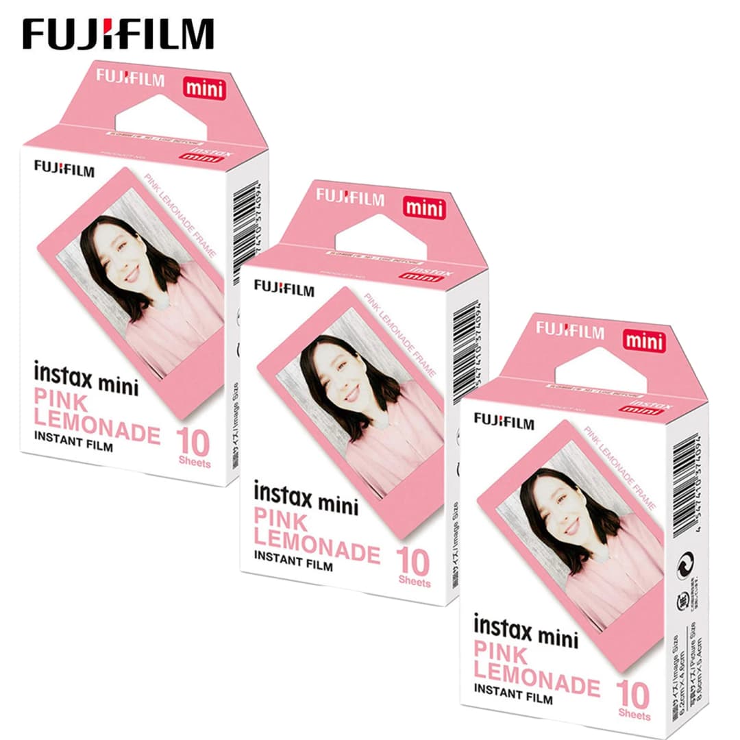 10-50 Sheets Fujifilm Pink Lemonade Instax Mini Film Photo Paper For Fuji Mini 12 11 8 9 7s 25 26 70 90 Instant Camera SP-1 SP-2 - 2