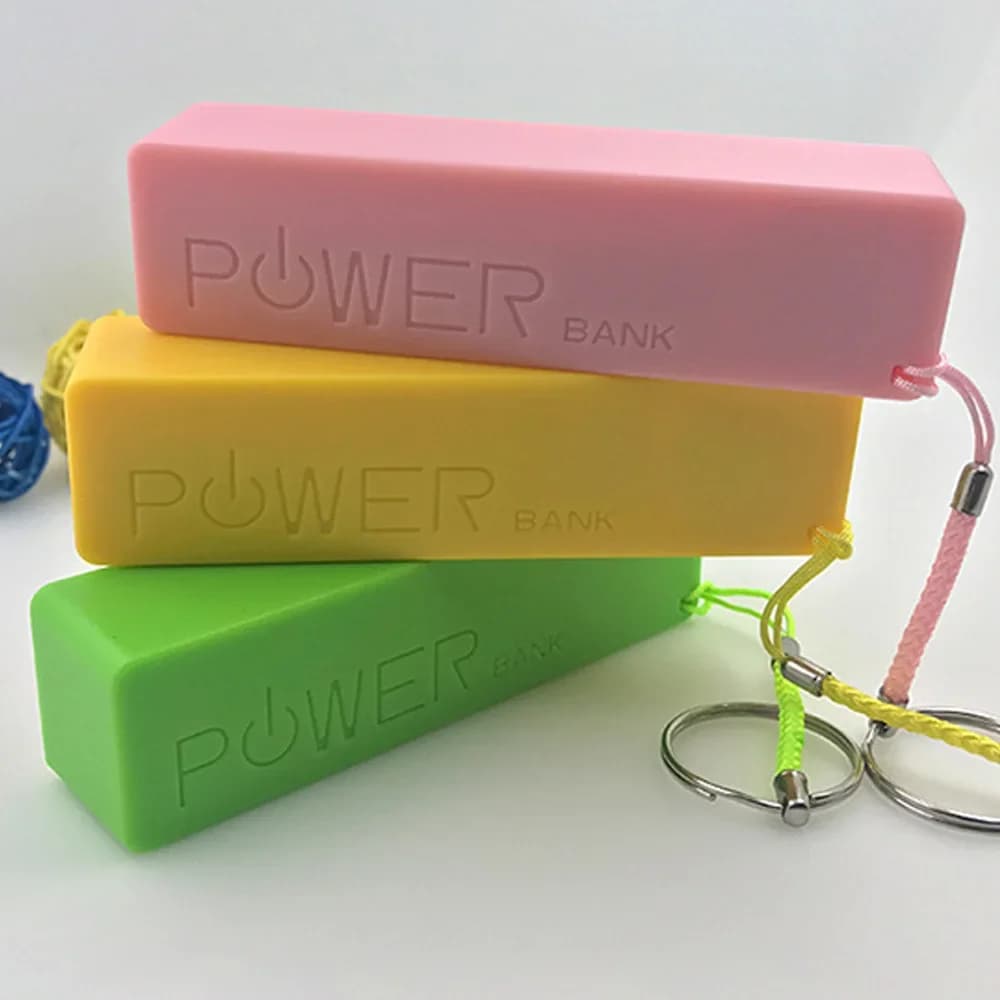 مجموعة غلاف بنك طاقة محمول صغير ، علبة بطارية تصنعها بنفسك ، صندوق تخزين للهاتف الذكي ، MP3 ، شحن محمول إلكتروني ، USB ،! - 6