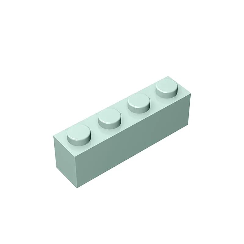Gobricks GDS-534 Brick 1 x 4 without Bottom Tubes compatible with lego 3010 3066 pieces of children's DIY - 6
