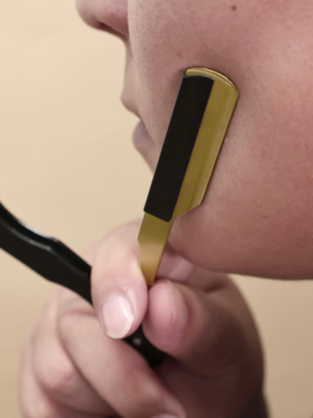 Men's Shaving Knife Manual Shaver Stainless Steel Shaver Rack Professional Straight Edge Razor Barber Beard Cutter - 5