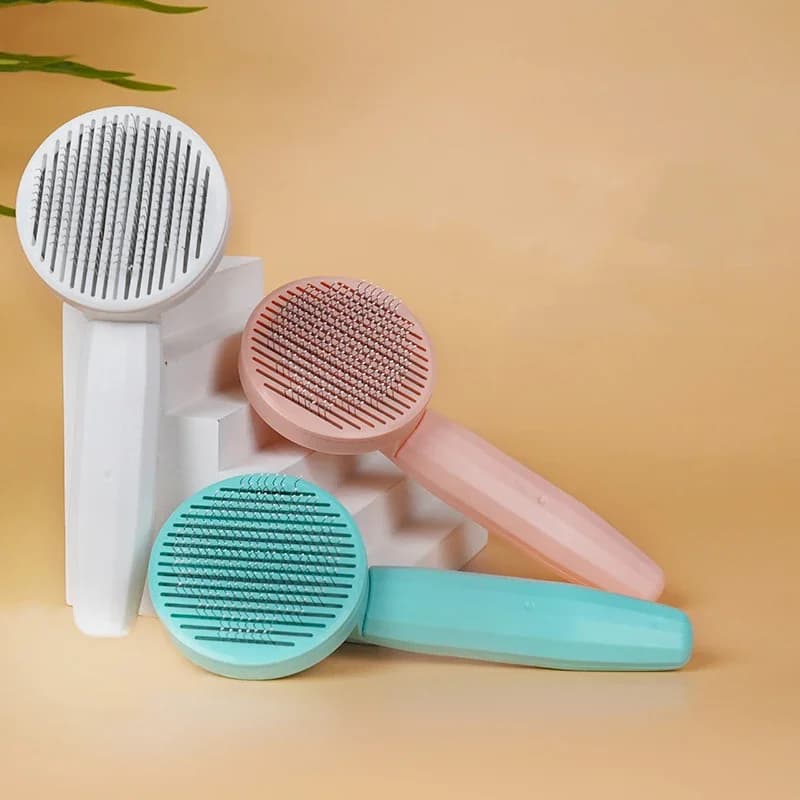 Cat Hair Cleaning Dematting Brush Comb Dog Hair Removal Brush Cat Grooming Tool Dog Hair Shedding Trimmer Needle Comb - 6