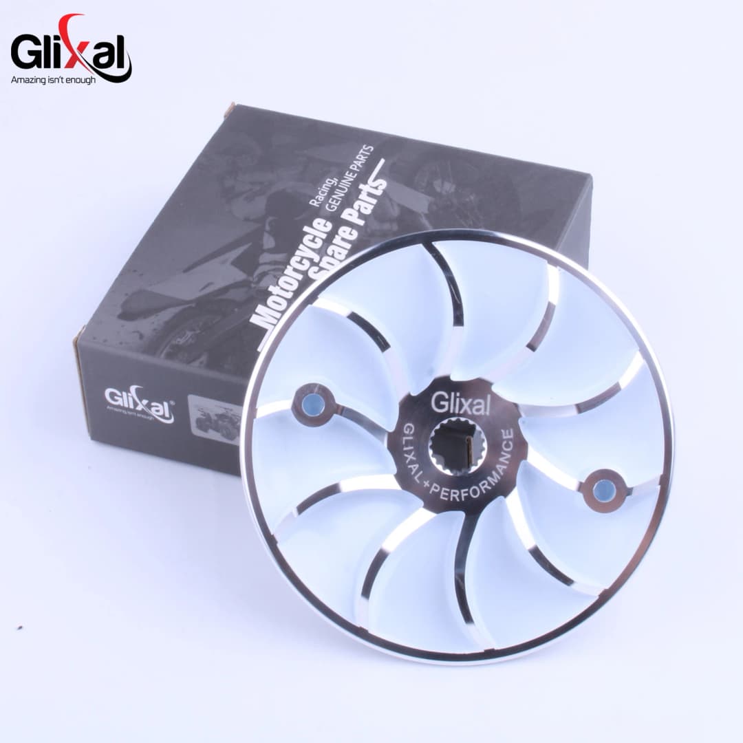 Glixal GY6 125 150cc Racing Lightweight Variator Drive Face Fan for 152QMI 157QMJ Engine Scooter Moped ATV Go-kart Quads - 6