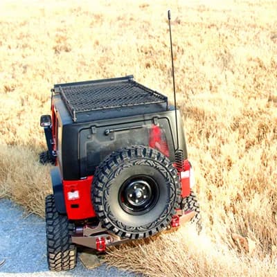 1 قطعة معدن أسود هوائي زخرفي 122 ملم-290 ملم ل 1/10 1/18 1/24 RC زاحف سيارة تراكساس TRX4 TRX4M محوري SCX24 - 5