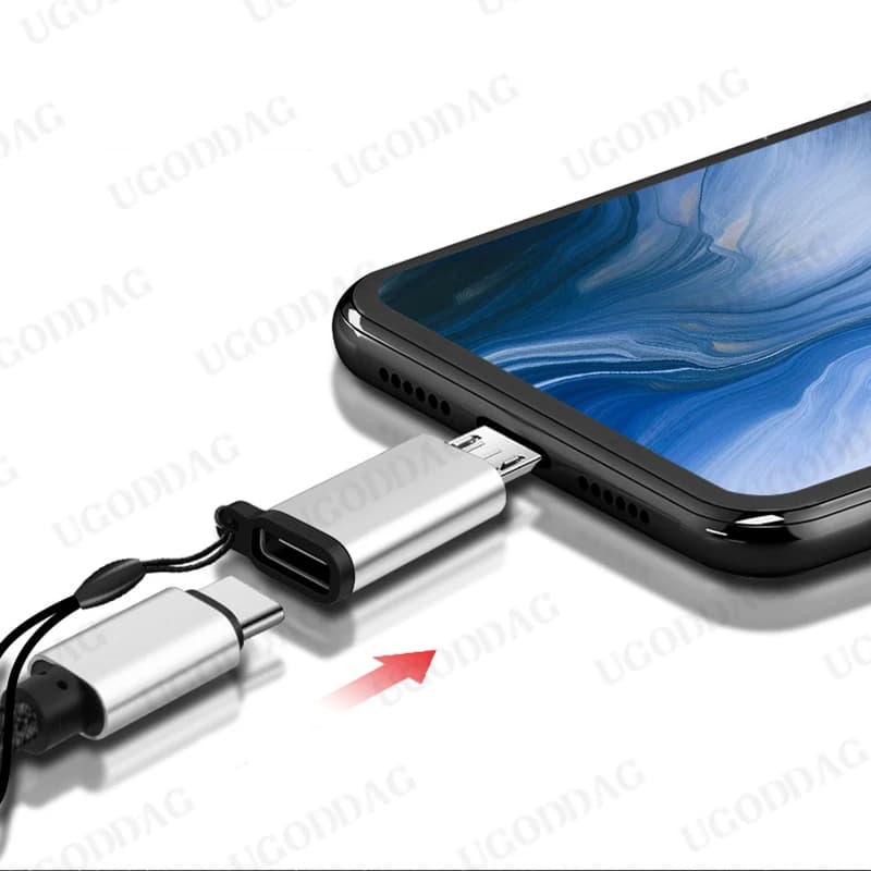 محول USB من النوع C من النوع C إلى محولات USB صغيرة أنثى إلى ذكر لشاحن Xiaomi سامسونج كابل بيانات USB C محول - 4