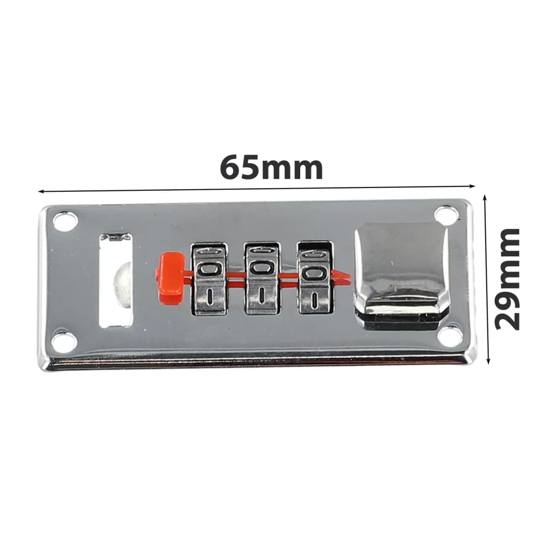 الجمع بين قفل بكلمة مرور قفل الأمتعة قفل حقيبة مكافحة سرقة قفل برمز الحديد ملحقات الأجهزة المنزلية - 6