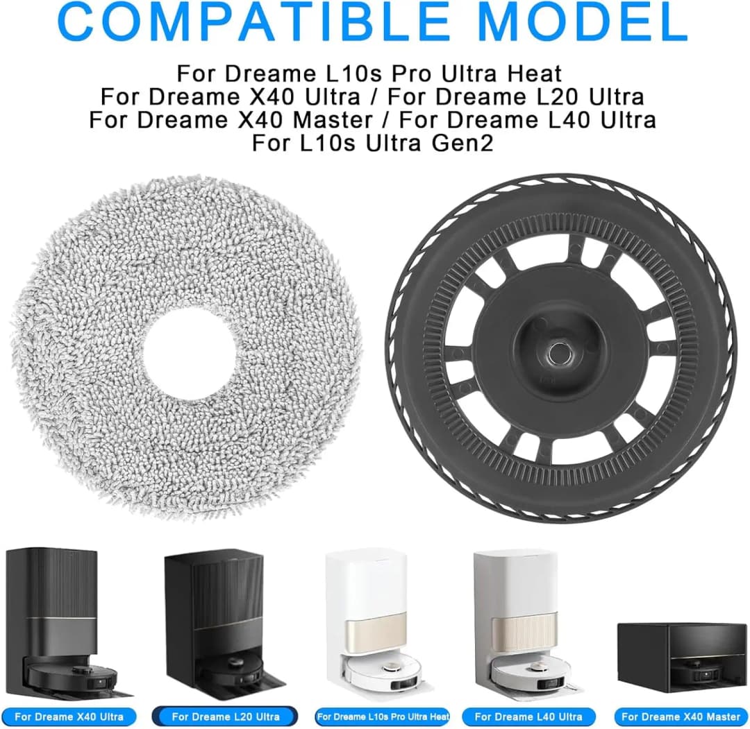 Dreame X30 Ultra, L10s Pro Ultra Heat, X40 Ultra, S30 Pro Ultra Replacement Parts Accessories Mop Holder Bracket - 4