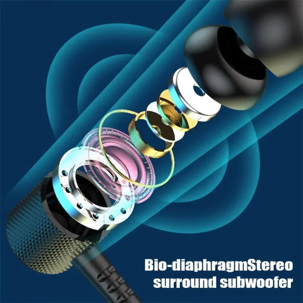 K58 سماعات لاسلكية بلوتوث شريط حول ياقة الملابس سماعات مغناطيسية رياضة الجري سماعات أذن مقاومة للماء بلوتوث 5.0 سماعة مع ميكروفون - 5