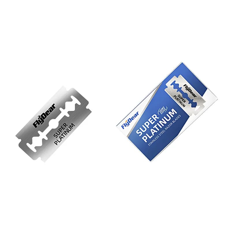 Razor Blades For Barbers,Double Edge Razor Blades,Men´s Safety Razor Blades For Shaving,Stainless Steel Professional Barber Tool - 4