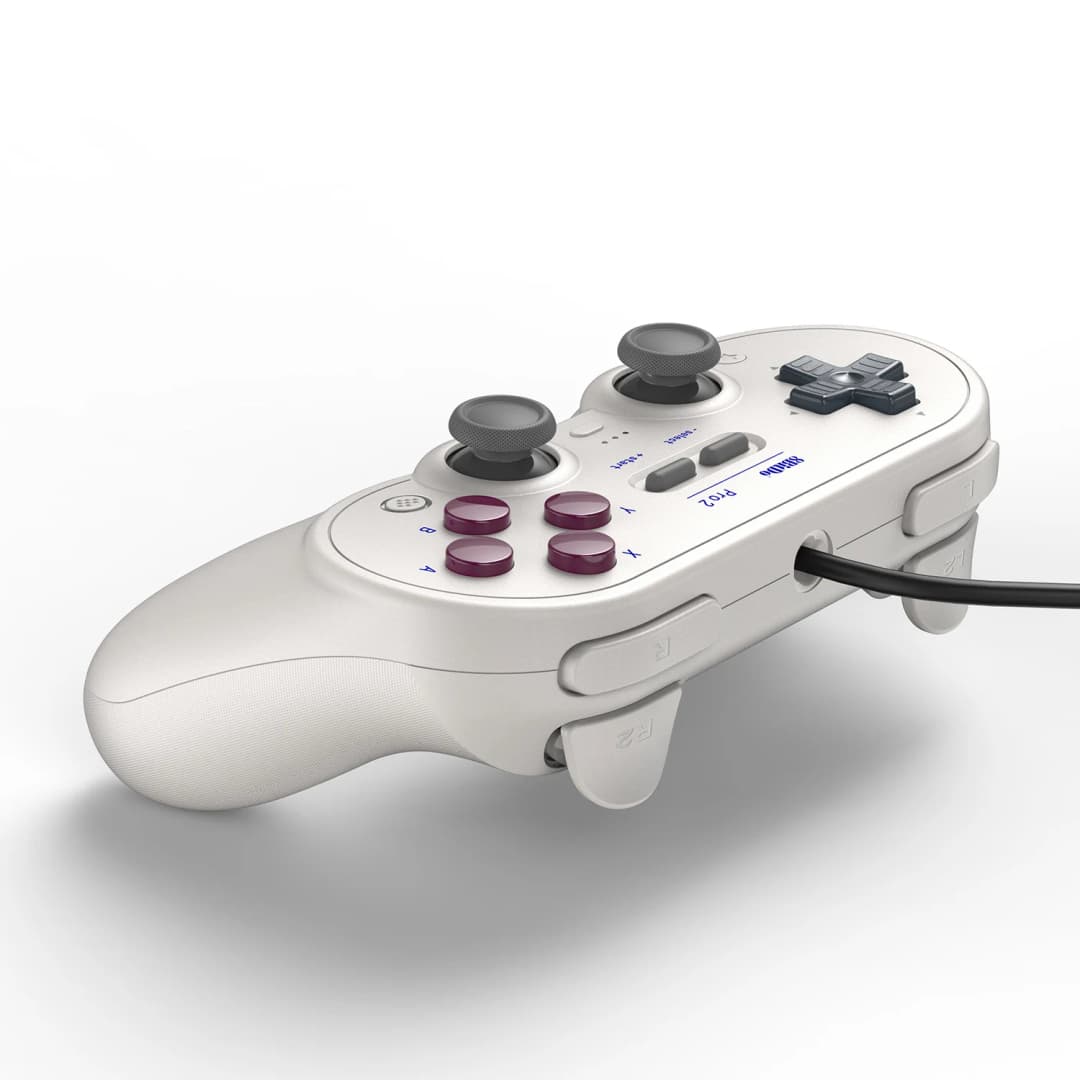 وحدة تحكم سلكية 8BitDo Pro 2 يد تحكم يو اس بي عصا تحكم لننتيندو سويتش أوليد بي سي مع زرين خلفيين للمحترفين اكسسوارات - 4