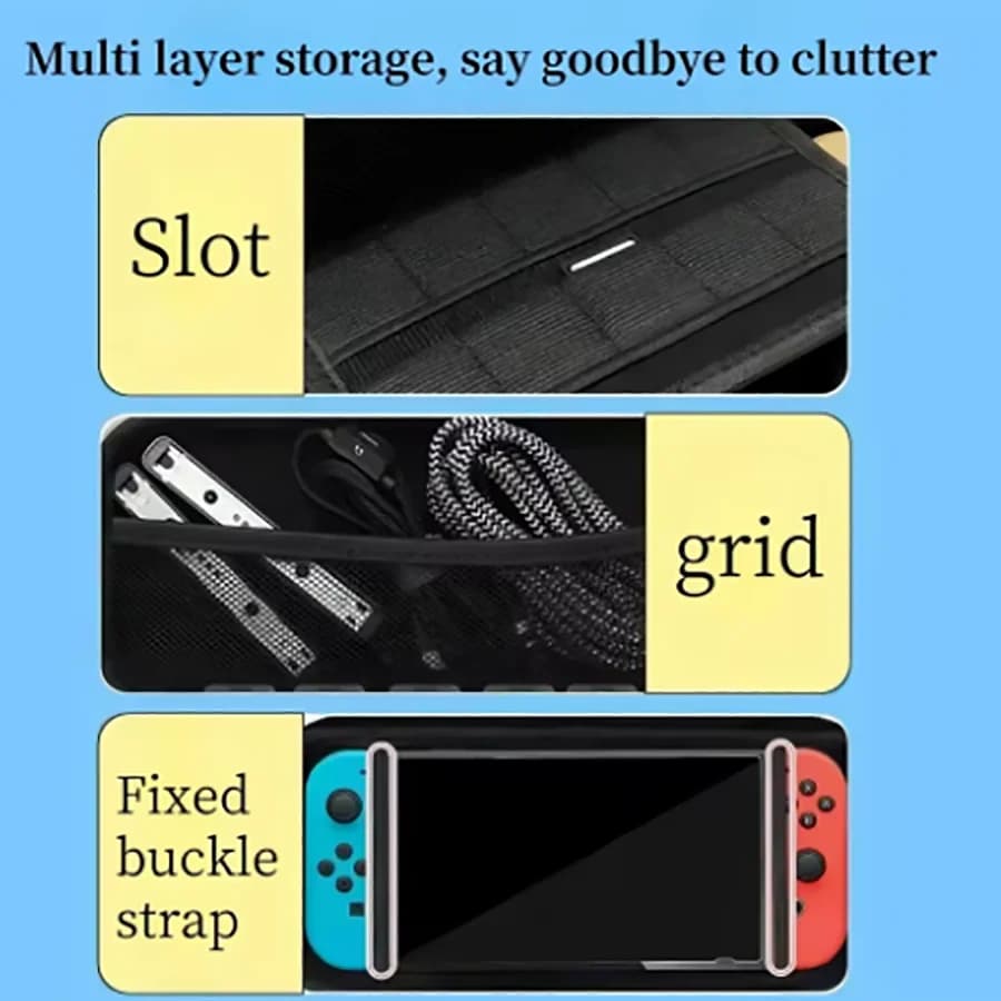 For Switch 2 Travel Case Accessories Waterproof EVA Hard Shell Protective Carrying Storage Hand Bag NS 2 ﻿ - 4
