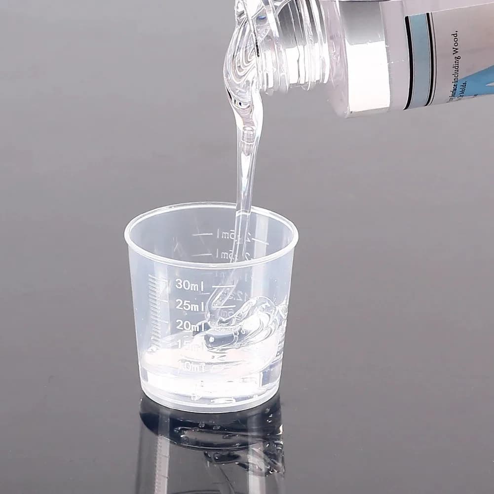 الراتنج خلط أدوات الصب عدة 10 أكواب خلط 10 أكواب قياس 10 العصي الخشبية 10 قطارات DIY بها بنفسك الحرفية صنع المجوهرات - 4