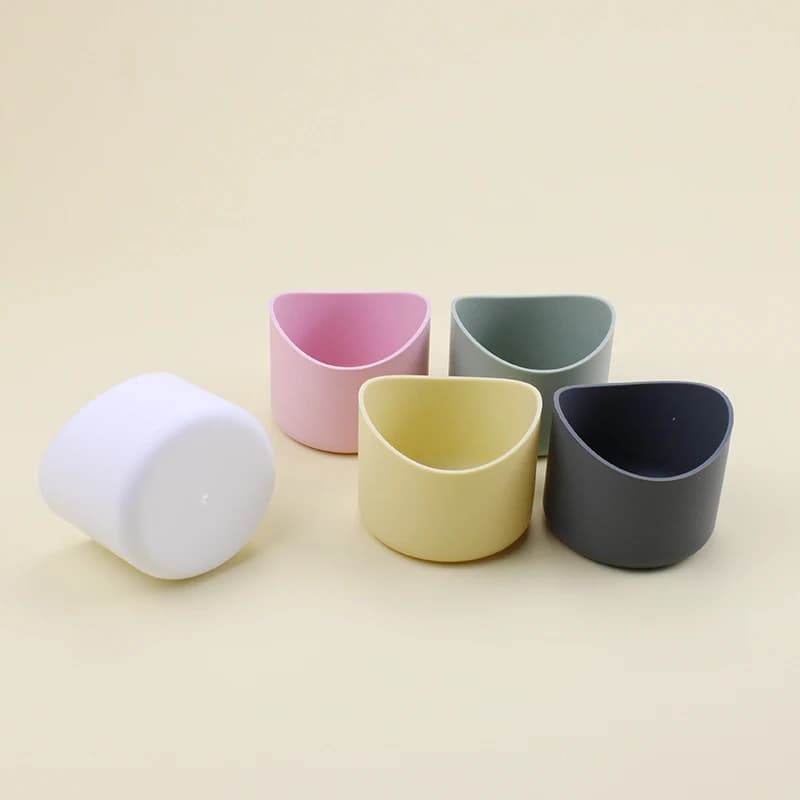 غطاء واقي من السيليكون 6/6.5 سم متوافق مع زجاجات ماء 12-40 أونصة غطاء قاع مقاوم للانزلاق - 3