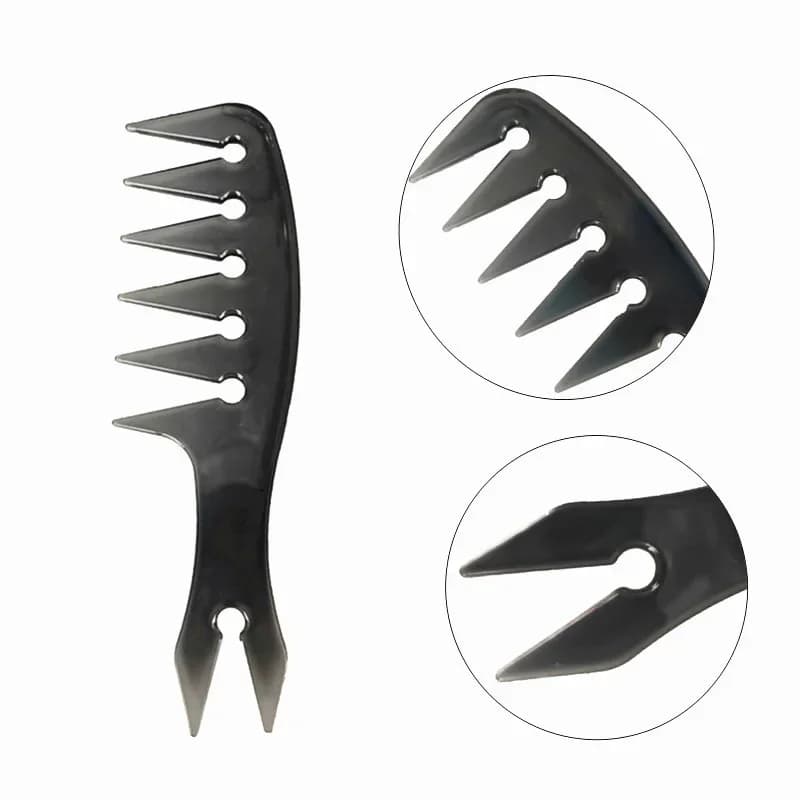 Hot  Men Hair Comb Barber Professional Hairdressing Wide Tooth Hair Brush Men Combs Hairstyle  Man Barbershop Hair Styling Tools - 4