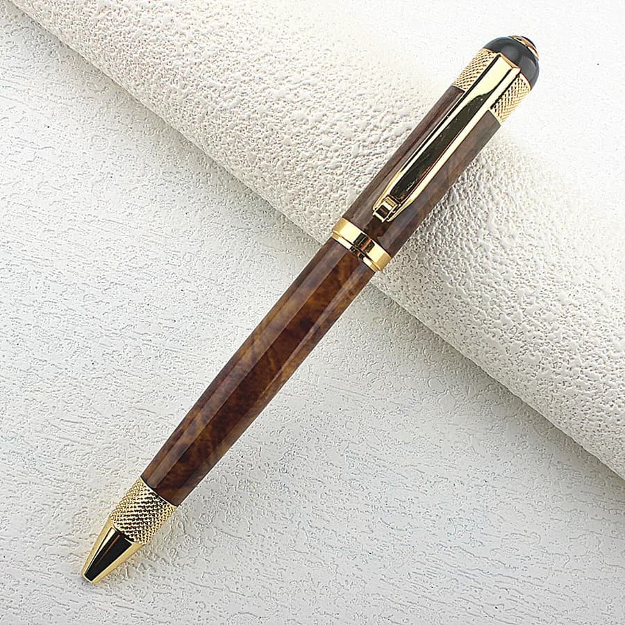 luxury quality pen metal classical student Ballpoint Pen men signature INK PENS Stationery Office Supplies pencil bag choose - 2