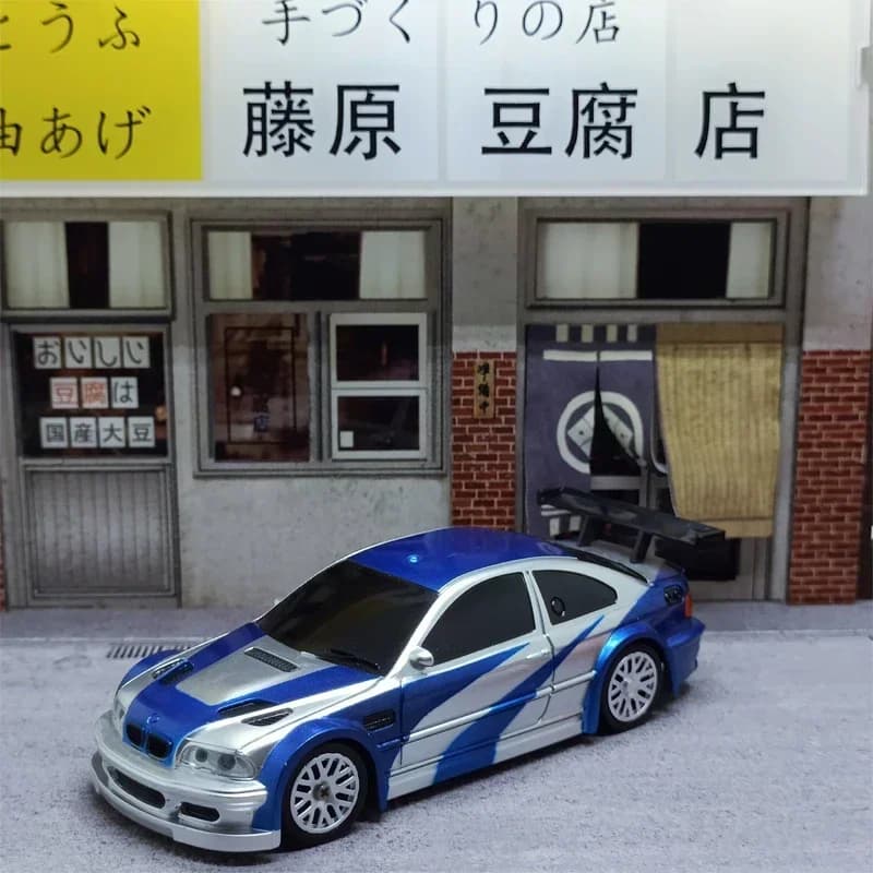 سيارة تحكم عن بعد 2.4G RC، 1/43، 4WD، سرعة عالية، سيارة سباق صغيرة، نموذج هدية للأولاد - 4