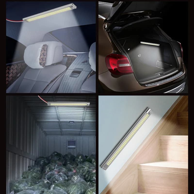 إضاءة LED قبة 12W، 12V/24V، لمقطورات السفر والشاحنات والفان، مصباح قراءة مشرق مع مفتاح، إضاءة عالية، حرارة منخفضة، تركيب سهل - 6