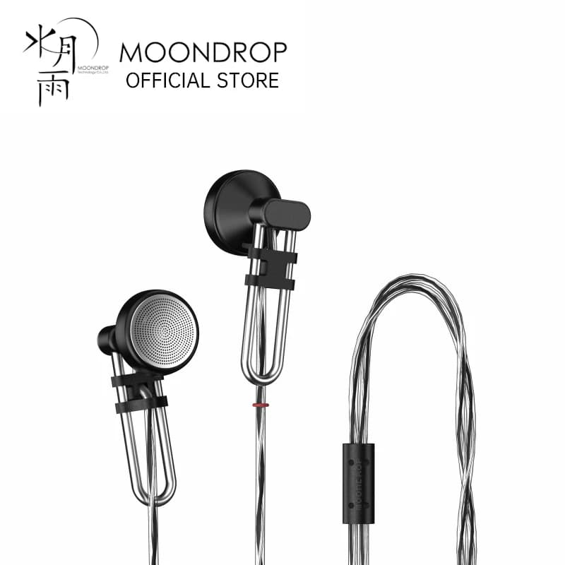 سماعات أذن MOONDROP U2 بمشغل ديناميكي 14.8 ملم، سماعات أذن U-2 هاي فاي