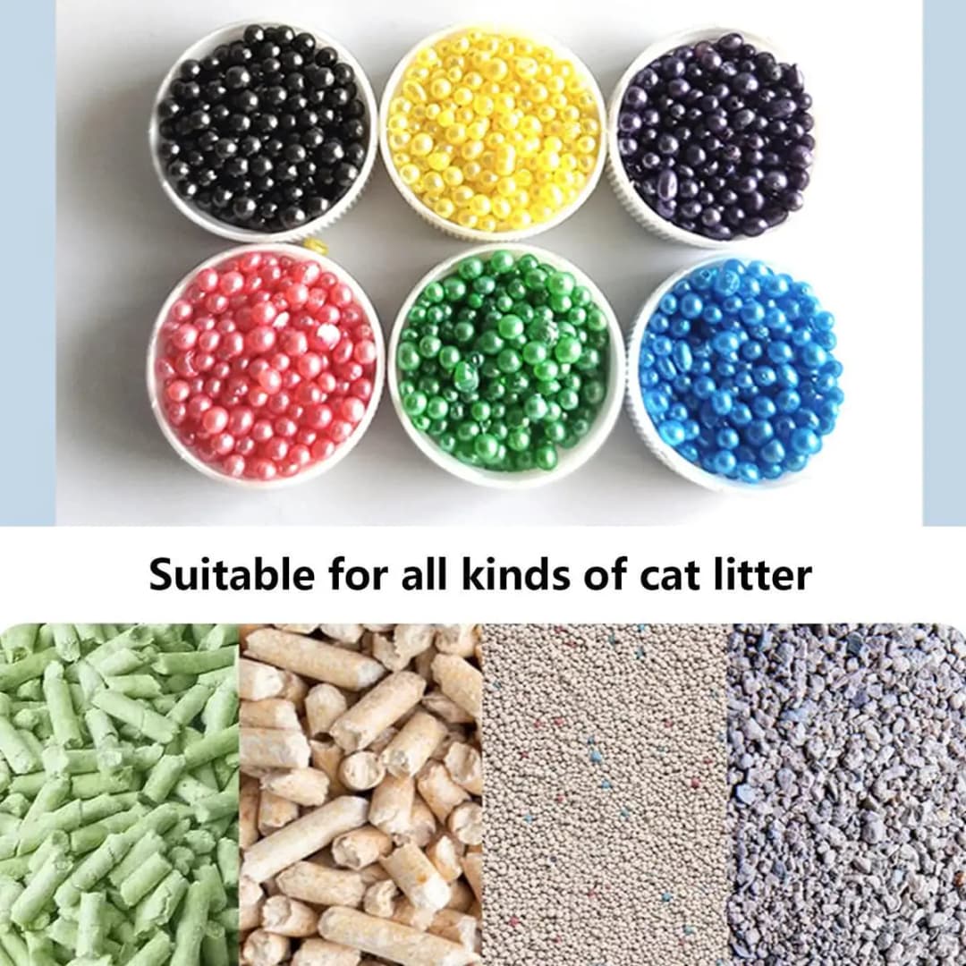 A bottle of deodorant beads for cat sand: makes your home smell comfortable and eliminates odors - 2