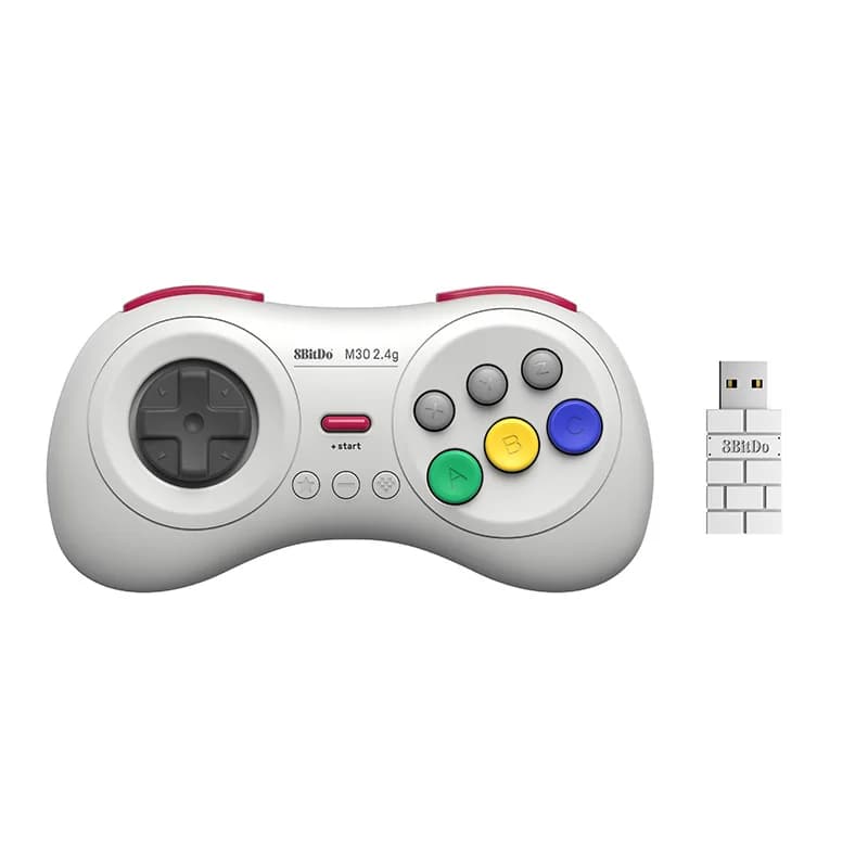 8BitDo M30 يد تحكم لاسلكية 2.4G لSega Genesis Mini وMega Drive Mini - Sega Genesis - 2