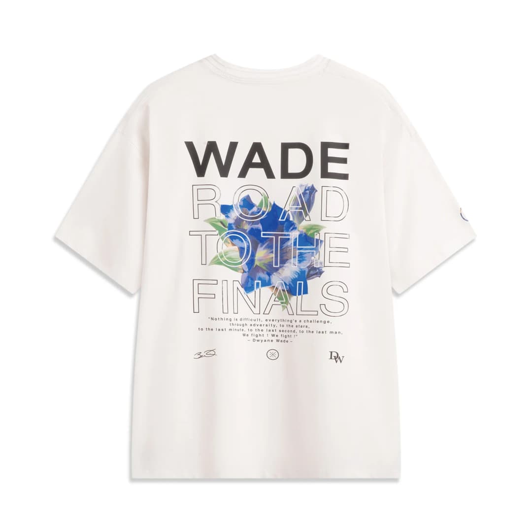 Li-Ning Men's Wade T-shirt 64%Cotton 36%Polyester Loose Breathable LiNing Sports Casual Short Sleeve Culture Tee Tops AHSV011 - 2