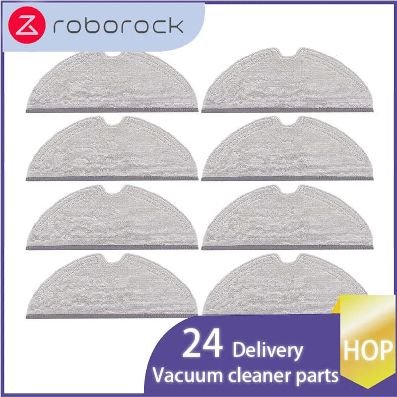 روبوت تنظيف Roborock Q7 / Q7+ / Q7 Max+: فرشاة بكرة، فلتر Hepa، فرشاة جانبية، ممسحة - 4