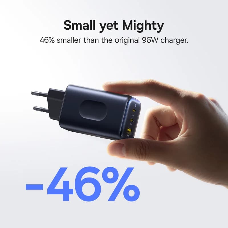 Baseus 100W GaN Charger PD Charge Type C USB Charger Support PD QC Phone Charger For iPhone 17 16 iPad Travel Charger Portable - 2