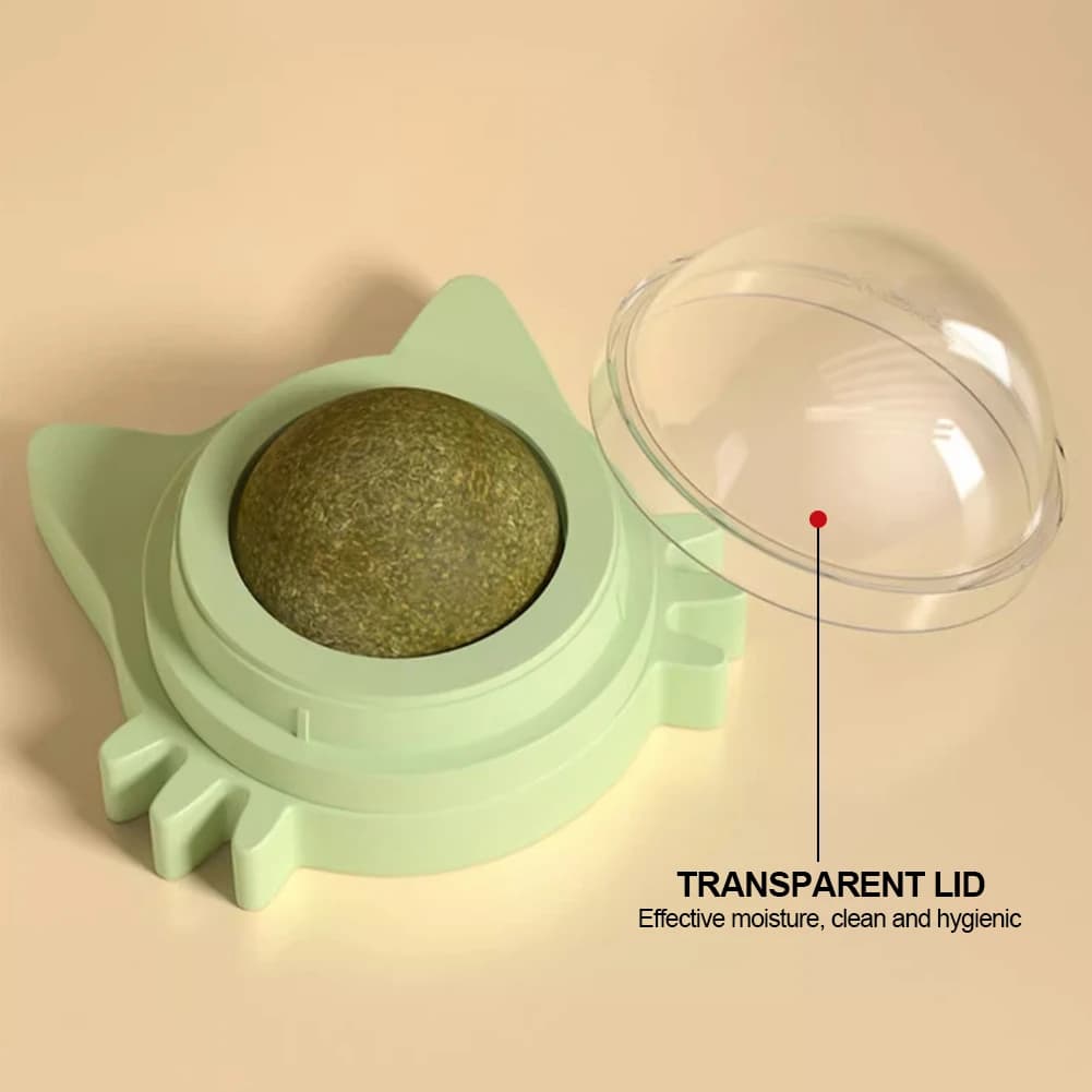 علكة قطط بنكهة النعناع، مستلزمات قطط صحية، مصاصة ملصقة على الحائط، كرة طاقة للقطط الصغيرة، حلوى ومقرمشات للحيوانات الأليفة - 4