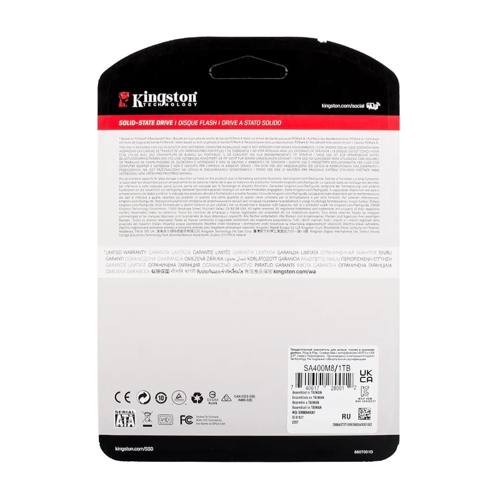 Kingston A400-NGFF SSD M.2 2280 Internal Solid State Drives 2TB 1TB 480G 240G 120G M.2 SSDs SATA Hard Disk for Laptop Desktop PC - 3