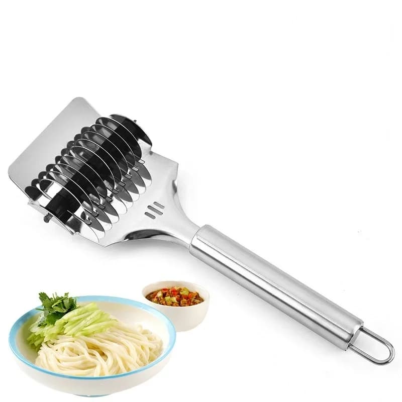 1Pcs Stainless Steel Manual Spaghett Cutter Pasta Machine Dough Noodles Maker Ginger Garlic Roll Crusher Kitchen Cooking Gadgets - 3