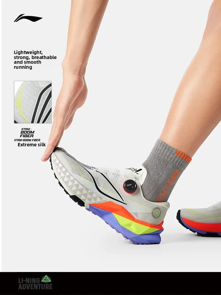 LI NING DELU2 PRO Running shoes for men and women 2025 new lightweight breathable anti slip wear-resistant rebound sports shoes - 6