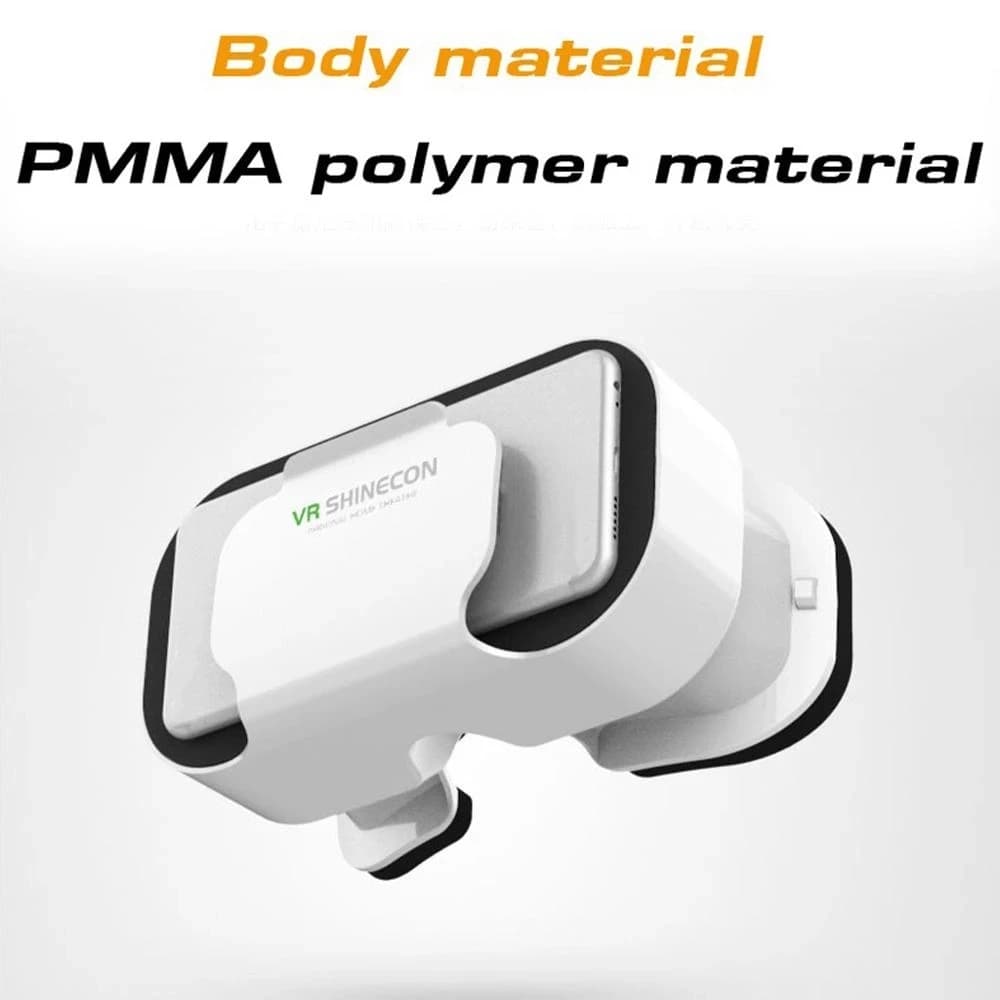 نظارات الواقع الافتراضي Shinecon Viar، سماعة رأس ثلاثية الأبعاد، عدسات للهواتف الذكية، مجموعة ألعاب للهواتف المحمولة - 3